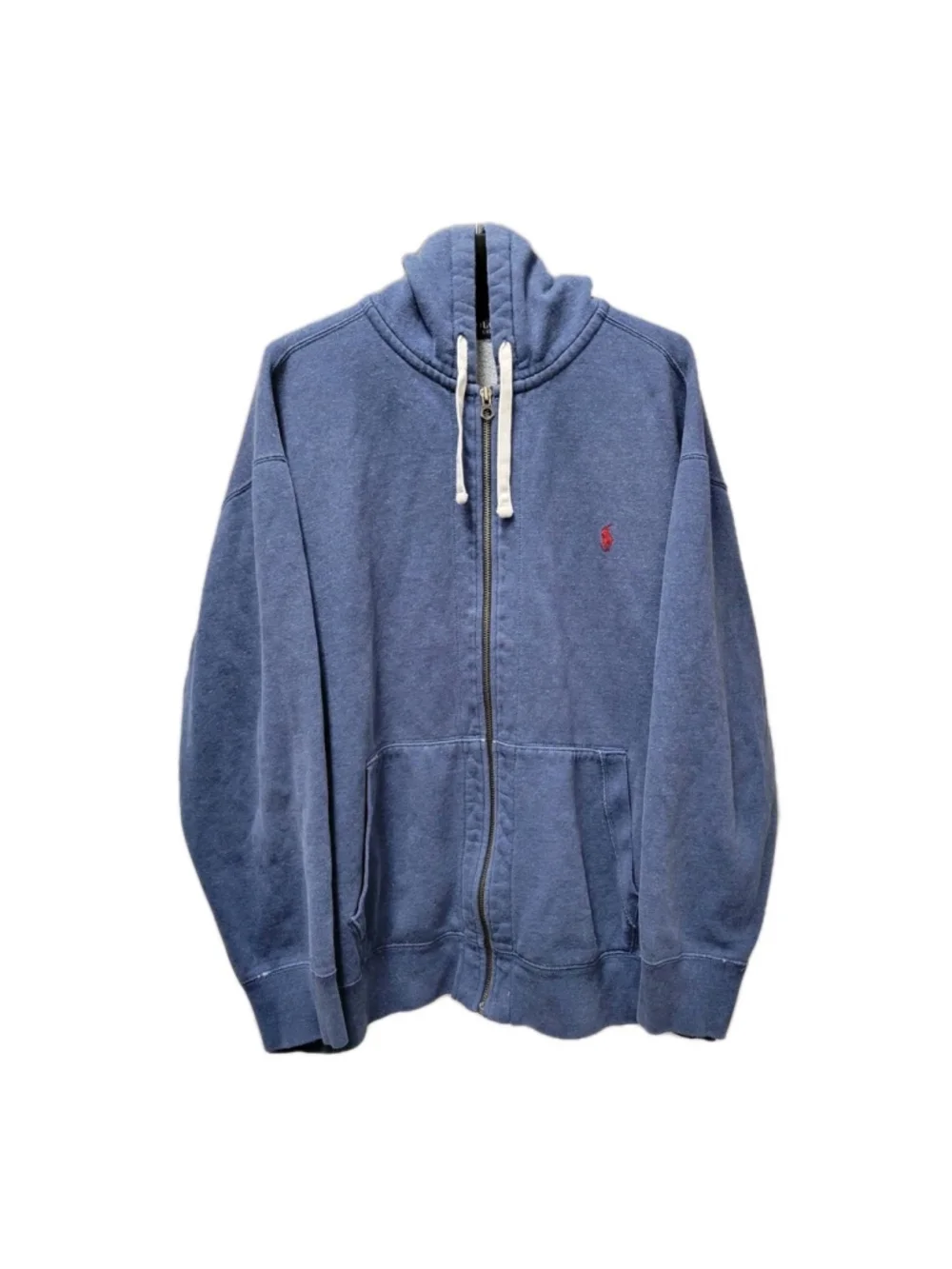 Polo Ralph Lauren Blue Hoodie Long-Sleeves Sweatshirt Drawstring Size 2XB BIG